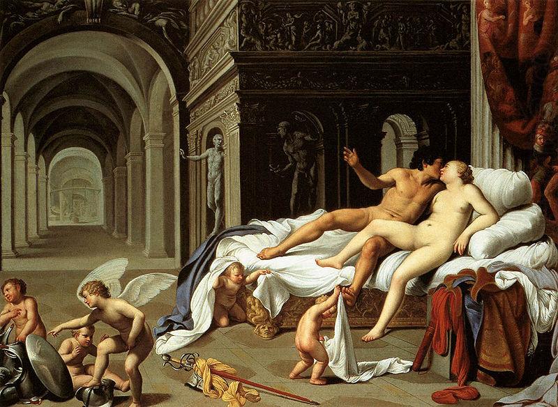 SARACENI, Carlo Venus and Mars china oil painting image